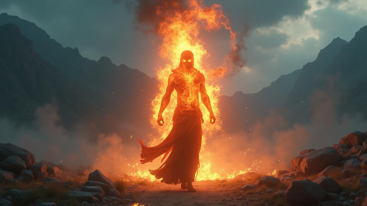 Character transformation into Jinn form